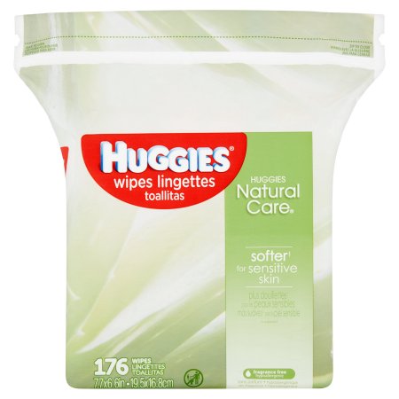 HUGGIES NATURAL CARE WIPES 176