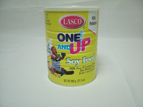 LASCO ONE & UP SOY FOOD MILK FREE & LACTOSE FREE 900 G