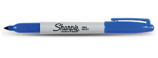 SHARPIE MARKER FINE BLUE Sam s Bread Butter Express
