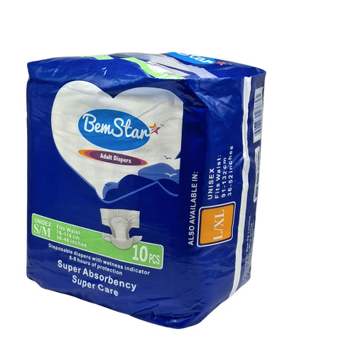 BEM STAR ADULT DIAPER 10PCS