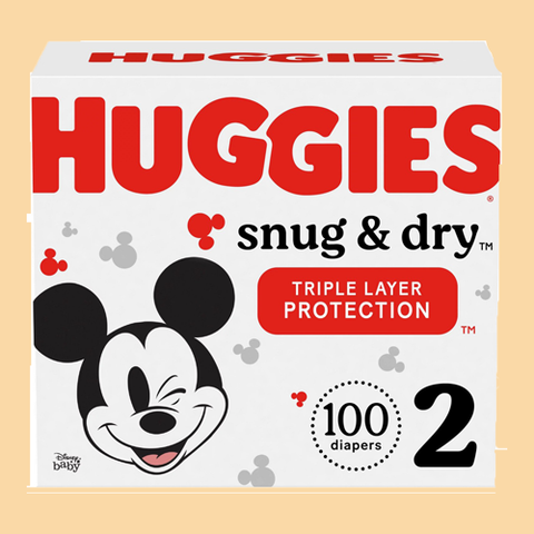 HUGGIES BABY DIAPERS SNUG & DRY STAGE 2 (100)
