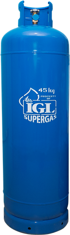 Gas Refill: IGL SUPERGAS 45 KG (100 LBS) (For Customers Who Currently Have Any Brand 100lb LPG Gas Installed)