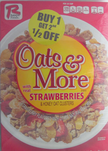 RALSTON CEREAL OATS W/STRAWBERRIES 369G