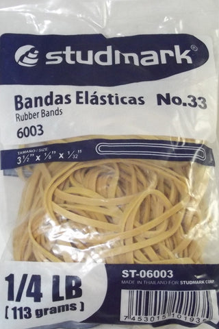 STUDMARK ELEASTIC BANDS NO.33