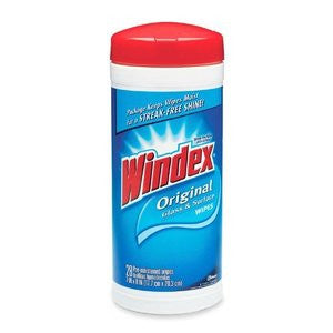 WINDEX ORIGINAL GLASS & SURFACE WIPES 28 CT