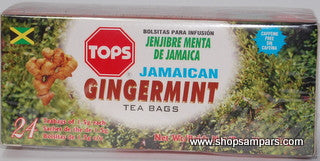 TOPS GINGER-MINT TEA 24 BAGS