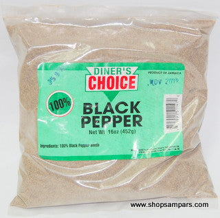DINER`S CHOICE BLACK PEPPER  452G