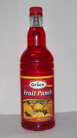 GRACE FRUIT PUNCH SYRUP 1L