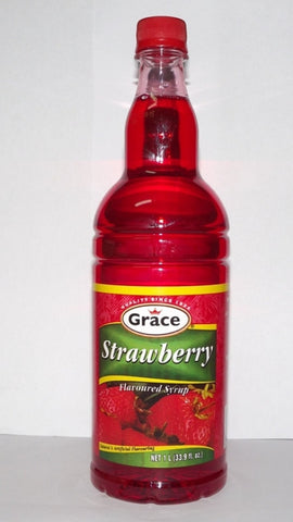 GRACE STRAWBERRY SYRUP 1L