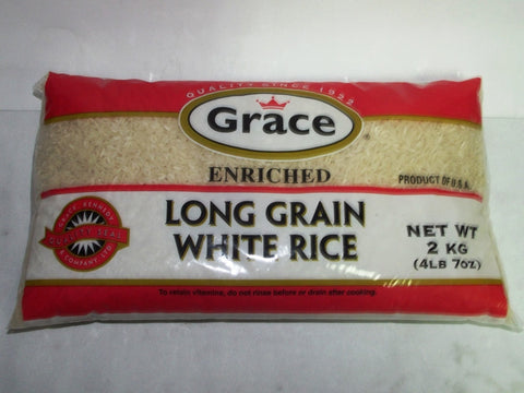 GRACE LONG GRAIN WHITE RICE 2kg