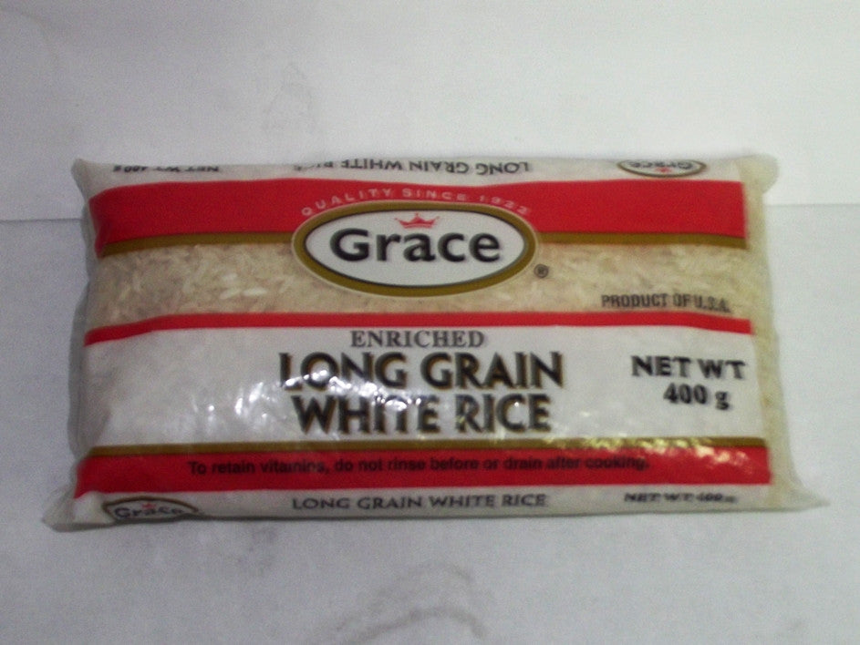 Graise Rice GRACE LONG GRAIN WHITE RICE 400G – Sam's Bread & Butter Express