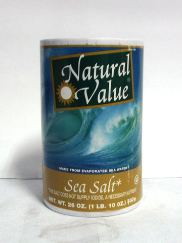 NATURAL VALUE SEA SALT 737 G