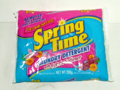 SPRING TIME LAUNDRY DETERGENT WITH FABRIC SOFTNER 200 G