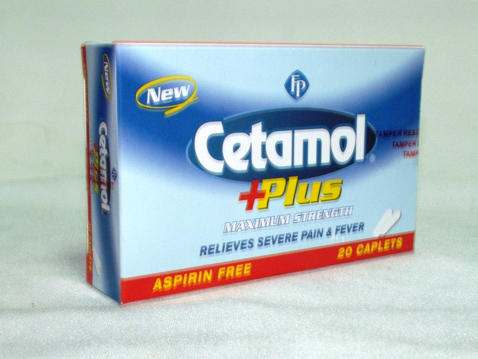 Cemol Plus CETAMOL PLUS MAXIMUM STRENGTH CAPLETS 20`S – Sam's Bread & Butter Express