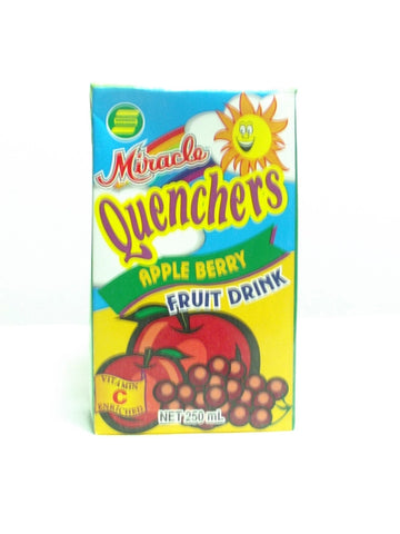 MIRACLE QUENCHERS APPLE BERRY 250ML