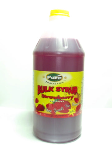 PURE STRAWBERRY SYRUP 1.89 LT