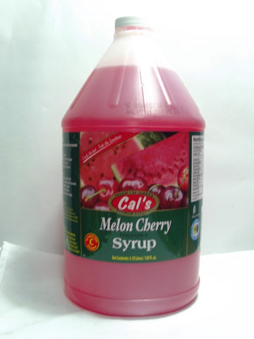 CALS MELON CHERRY SYRUP 1GAL