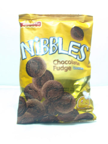 BERMUDEZ NIBBLES CHOCOLATE FUDGE COOKIES 60G 3 pack