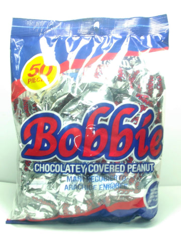 BOBBIE CHOCOLATE COVERED PEANUT 50BALLS