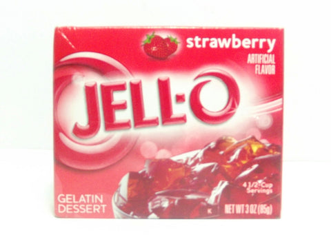 JELL-O STRAWBERRY DESSERT 85 G PACK 3
