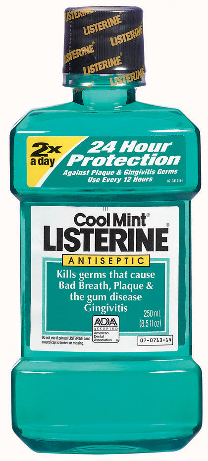 LISTERINE MOUTH  WASH COOLMINT 250ML