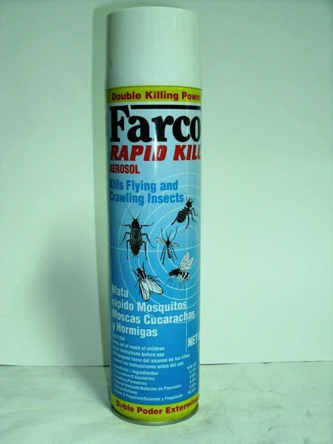 Falcon Insect Spray FARCO RAPID KILL INSECT SPRAY 600ML – Sam's Bread & Butter Express