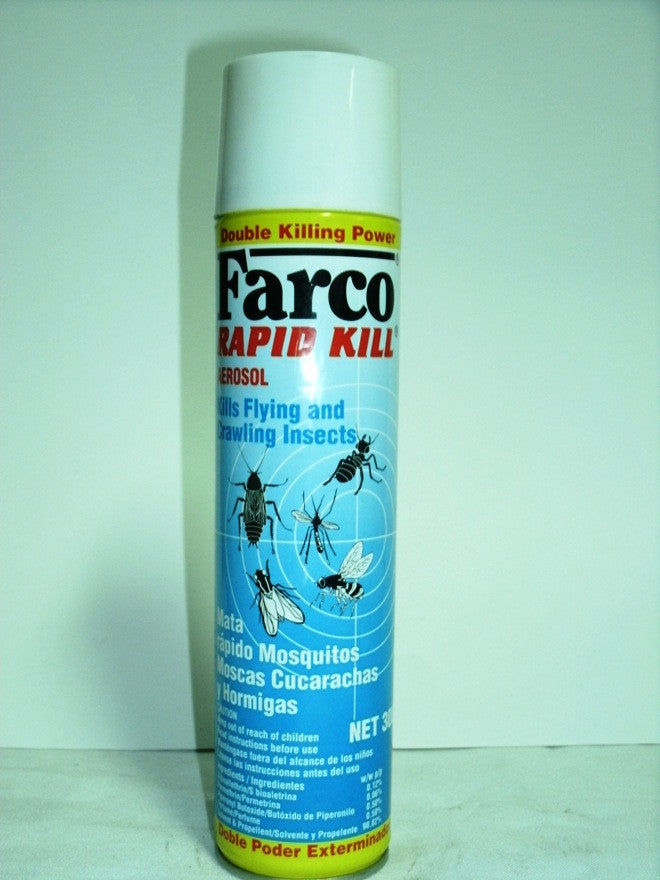 Falcon Insect Spray FARCO RAPID KILL INSECT SPRAY 300ML – Sam's Bread & Butter Express