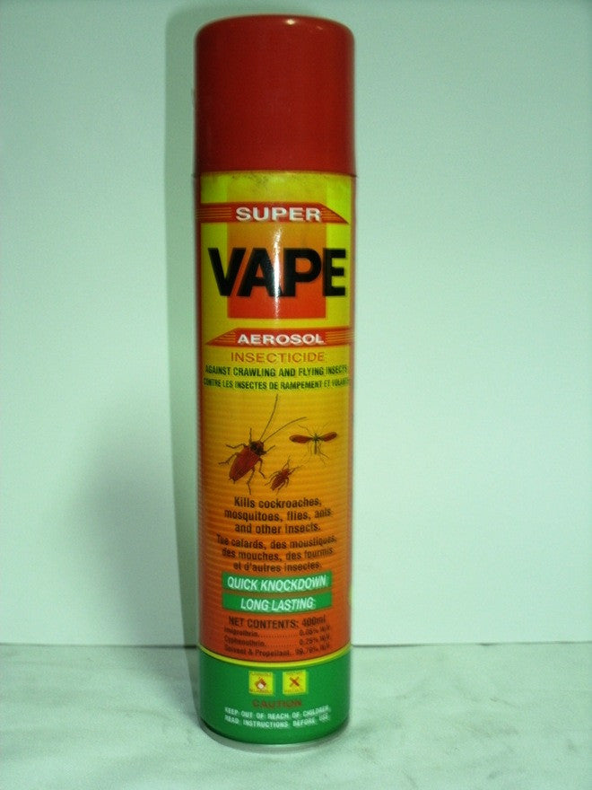 VAPE AEROSOL INSECTICIDE FLYING CRAWLING 400 ML Sam's Bread & Butter Express VAPE AEROSOL INSECTICIDE FLYING CRAWLING 400 ML Sam's Bread & Butter Express