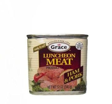 GRACE HAM & PORK LUNCHEON MEAT 340G