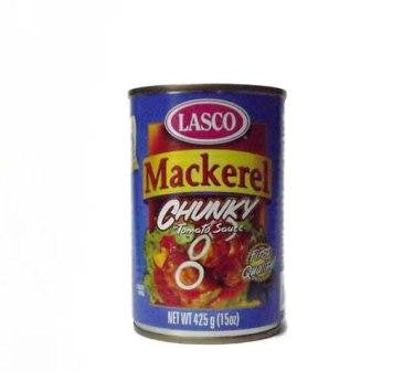 LASCO CHUNKY MACKEREL IN TOMATO SAUCE 425G