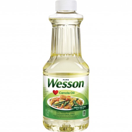 WESSON 100% NATURAL CANOLA OIL 710 ML